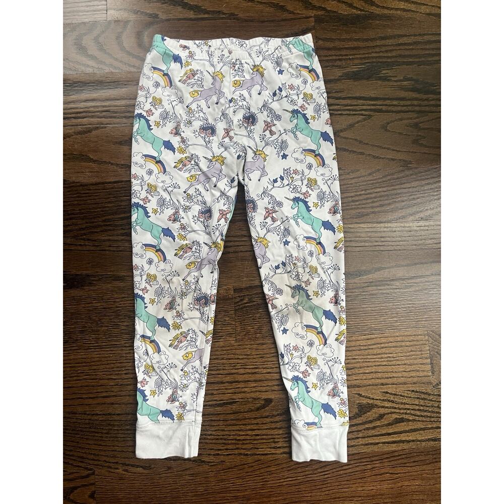 Roller Rabbit unicorn floral print pj pants girls Sz. 8 cotton